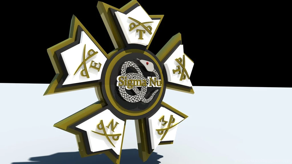 Sigma Nu 3d Badge By Dsan458 On DeviantArt