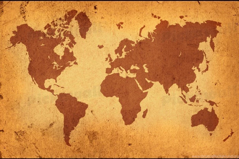 Design Your Own Custom Removable Wallpaper. Image: Old World Map ...