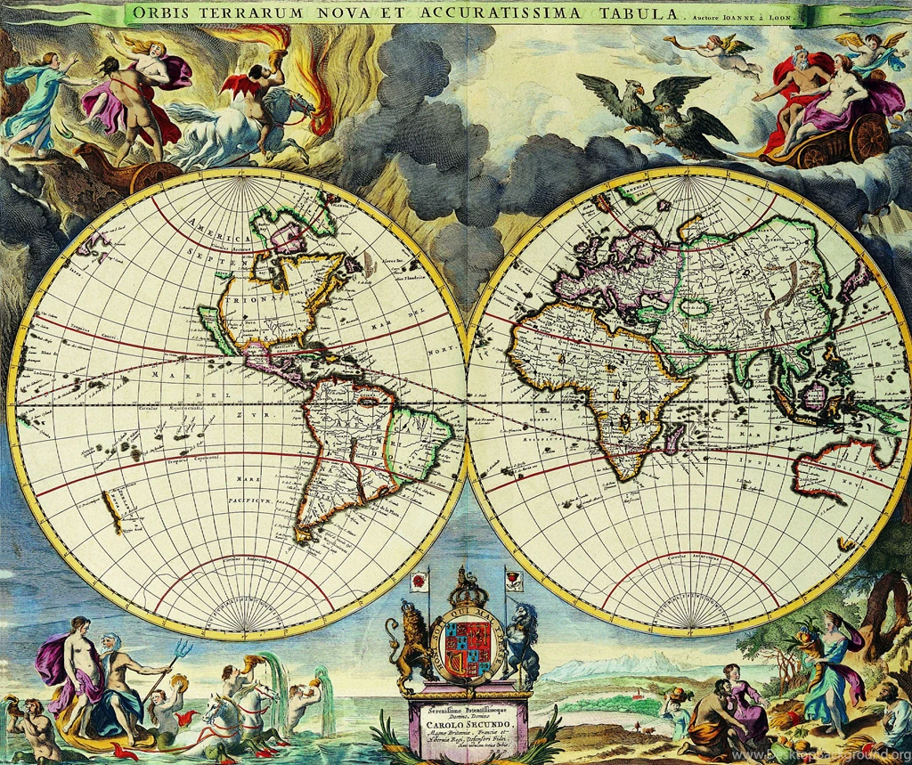 Old World Map Cartography Geography D 3500x2600 (21) Wallpapers ...