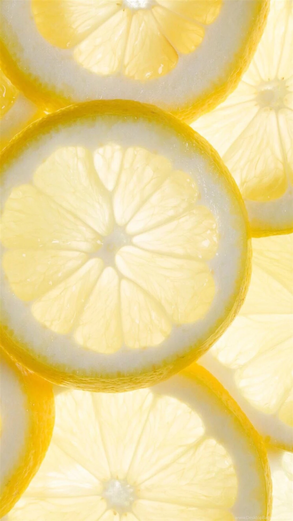 Fresh Cool Lemon Slice Overlap Backgrounds iPhone 6 Wallpapers ...