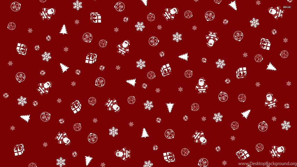 Christmas Symbols Collage, Present, Santa Claus, Fir Tree, Bauble ...