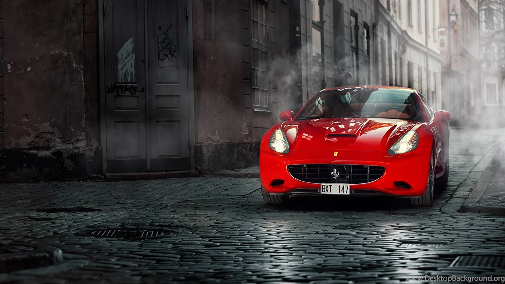 Ferrari California Selective Color Black White Vehicles Cars Auto ...