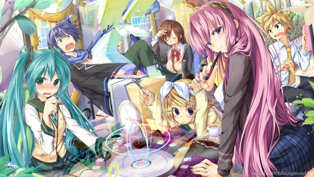 Download Wallpapers 3840x2160 Vocaloid, Hatsune Miku, Megurine Luka ...
