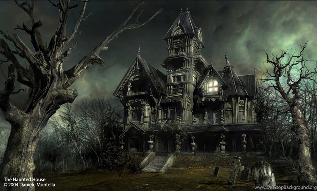 Jestingstock.com Haunted House Wallpapers