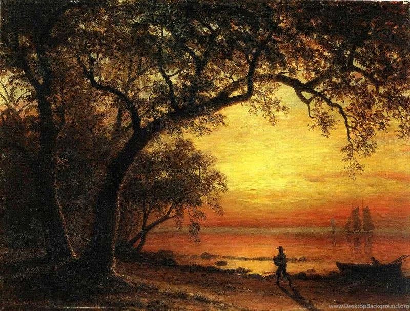 Beautiful Streams Paintings HQ Wallpapers