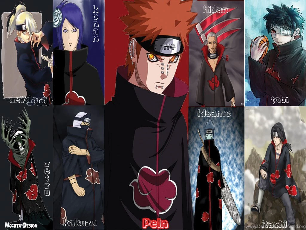 Wallpapers Pain Nagato Kakuzi Kisame Konan Naruto Orochimaru ...
