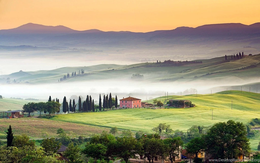 Hilly Landscape In Tuscany Wallpapers 30646