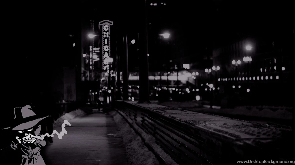 Calvin And Hobbes Comics Dark City Mood Wallpapers