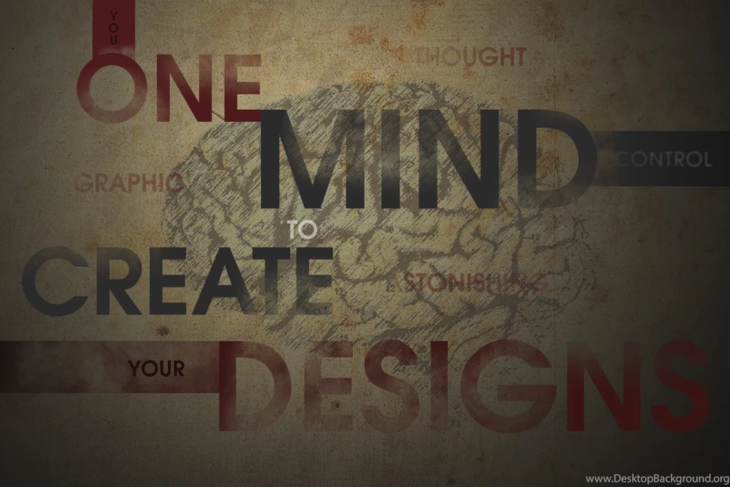 Create A Simple But Creative Graphic Typography Wallpapers Design ...