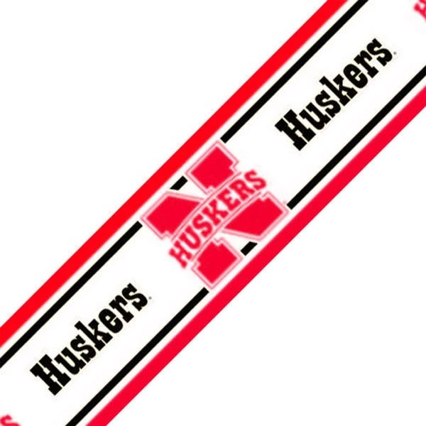 NCAA Nebraska Huskers Prepasted Wallpapers Border Roll ...