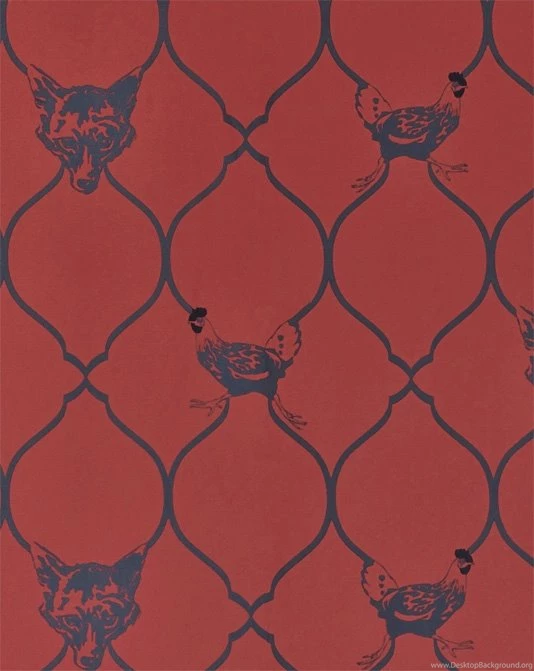 Red Black Trellis Wallpapers By Barneby Gates Available From ...