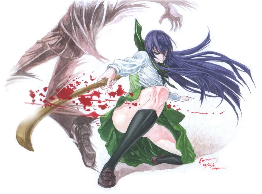 Saeko Busujima WINS By Nick Ian On DeviantArt