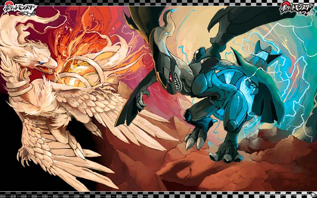 Pokemon Reshiram Vs Zekrom, Fox, Viper, 1920x1200 HD Wallpapers And ...