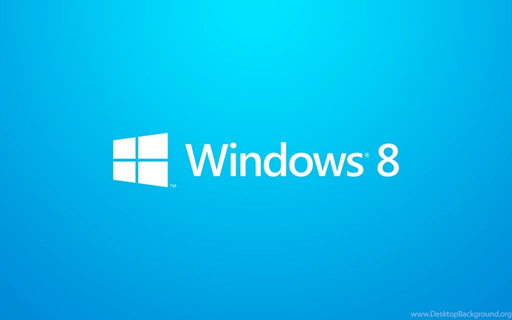 Windows 8 Blue Simple Wallpapers