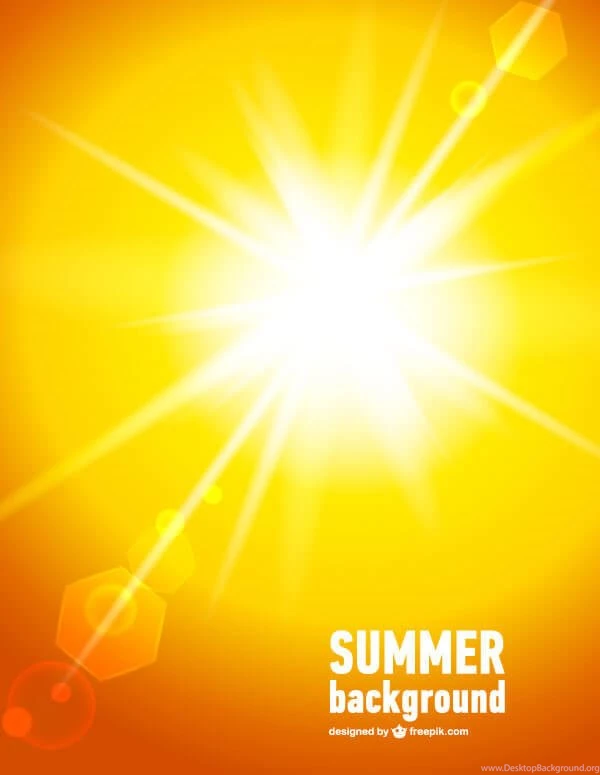 Vector Abstract Orange Sunlight Backgrounds