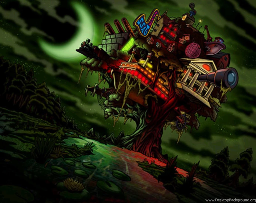 Wallpapers Swamp Treehouse By Saberlock On DeviantArt