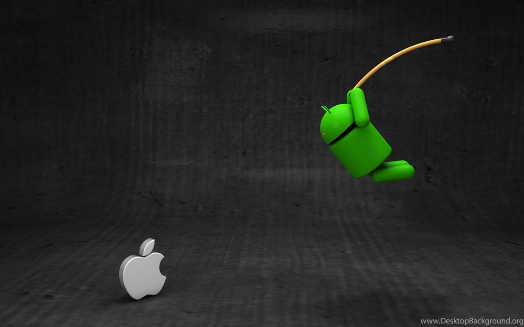 Android Vs. Apple Wallpapers