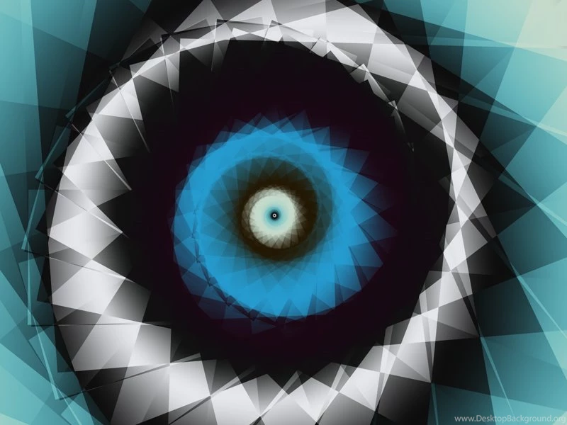 Fractal Art By Vicky, Silver And Blue Wallpapers