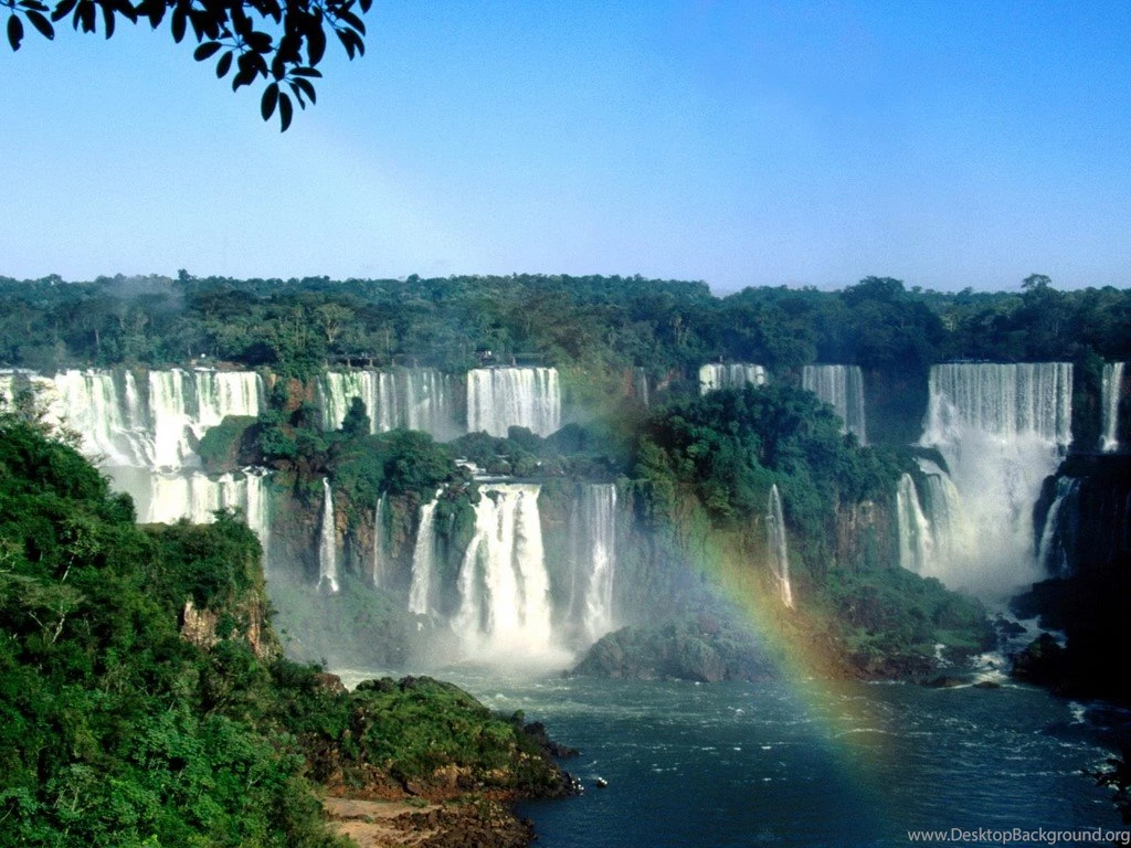 Wallpapers Senery Iguazu Falls Scenery Brazil S Org 1024x768 ...