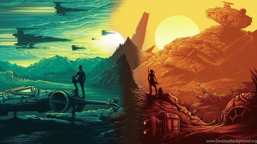 Made A Wallpapers /w The Two IMAX Posters : StarWars