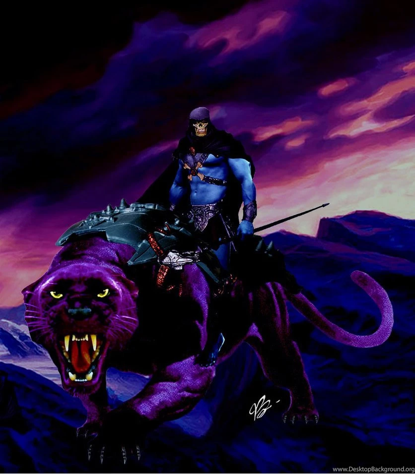 Skeletor And Panthor By Planetbryan On DeviantArt