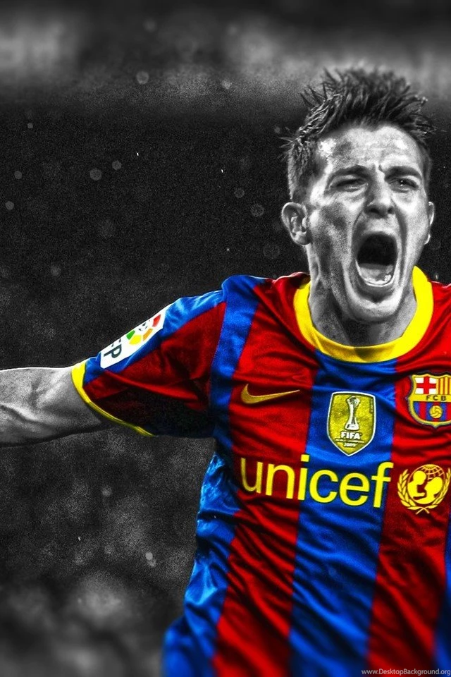 Villa Stars Cutout Football Player Barcelona Fc Wallpapers ...
