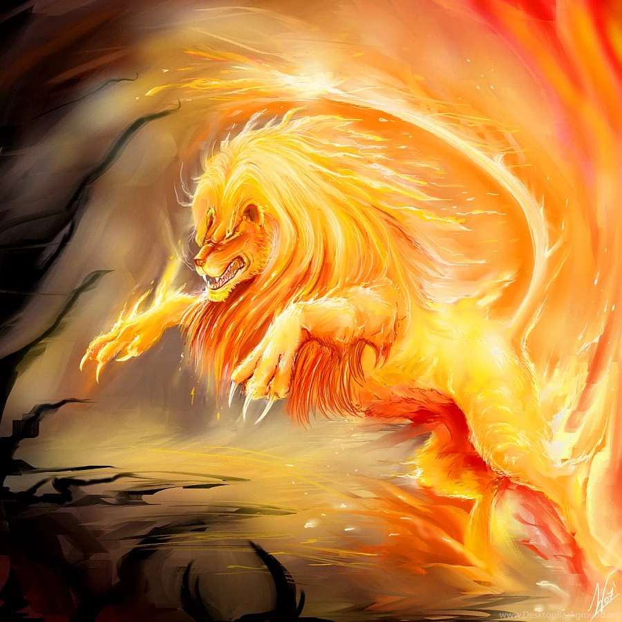 Fire Demon Lion Bing Images