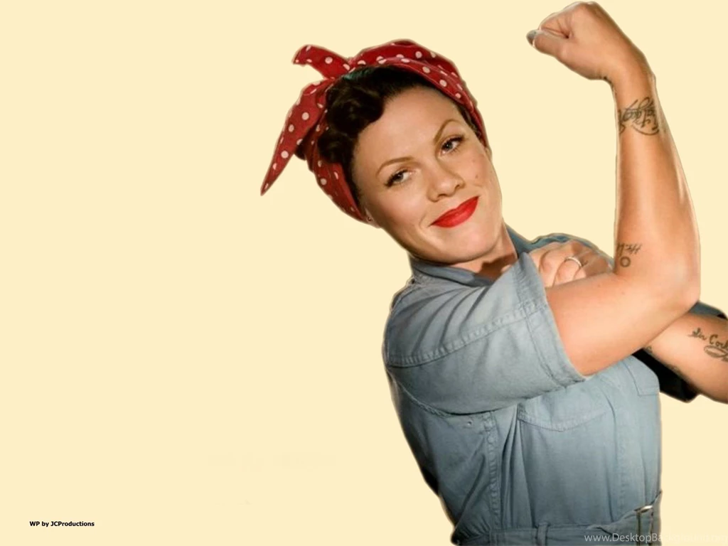 Rosie The Riveter A.k.a. P!nk Pink Wallpapers (31009517) Fanpop