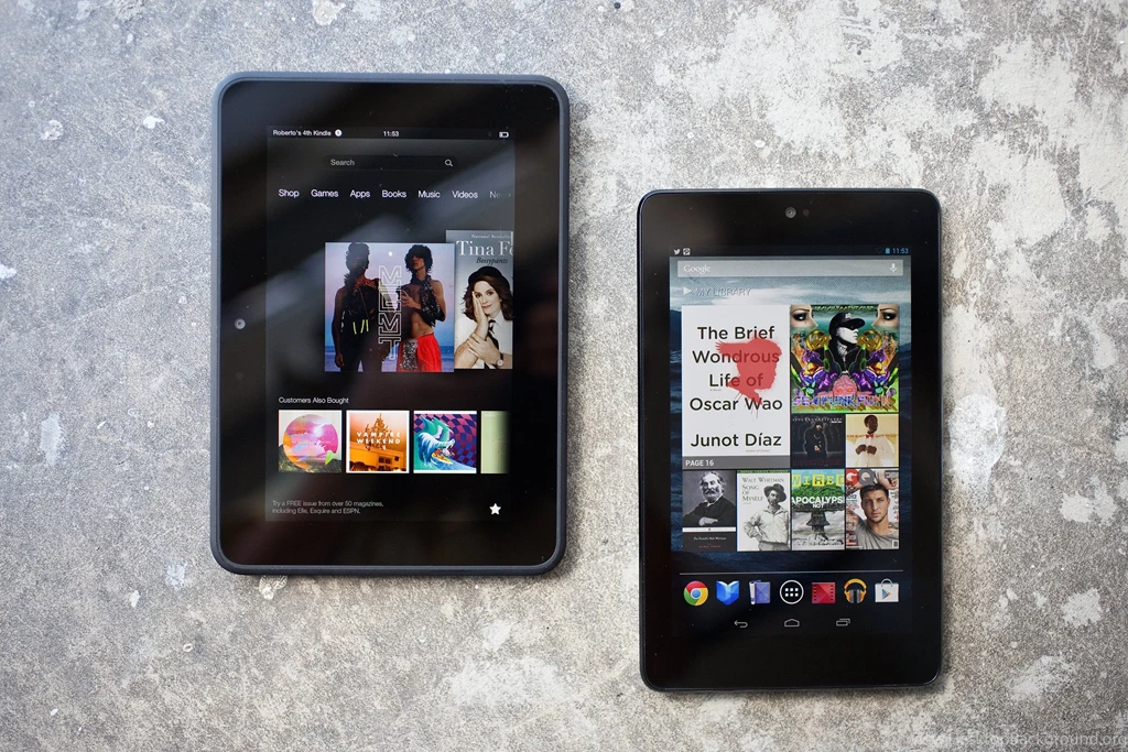 Tablet Smackdown: Kindle Fire HD And Nexus 7