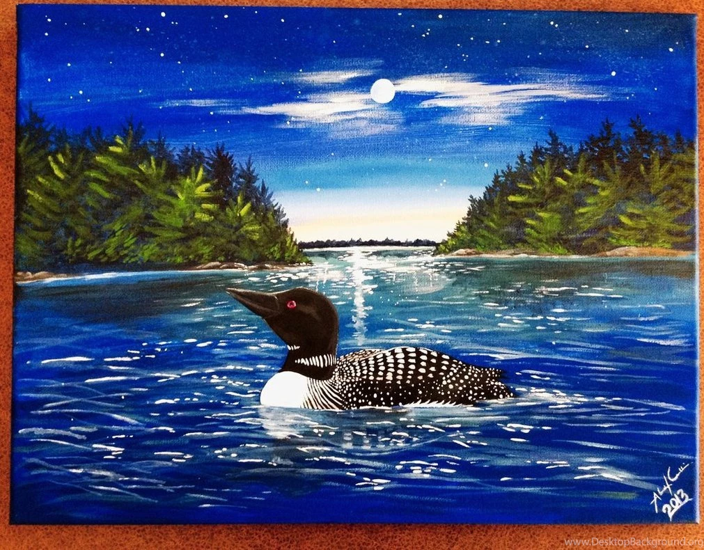 Loon Painting By ForgottenHope547 On DeviantArt