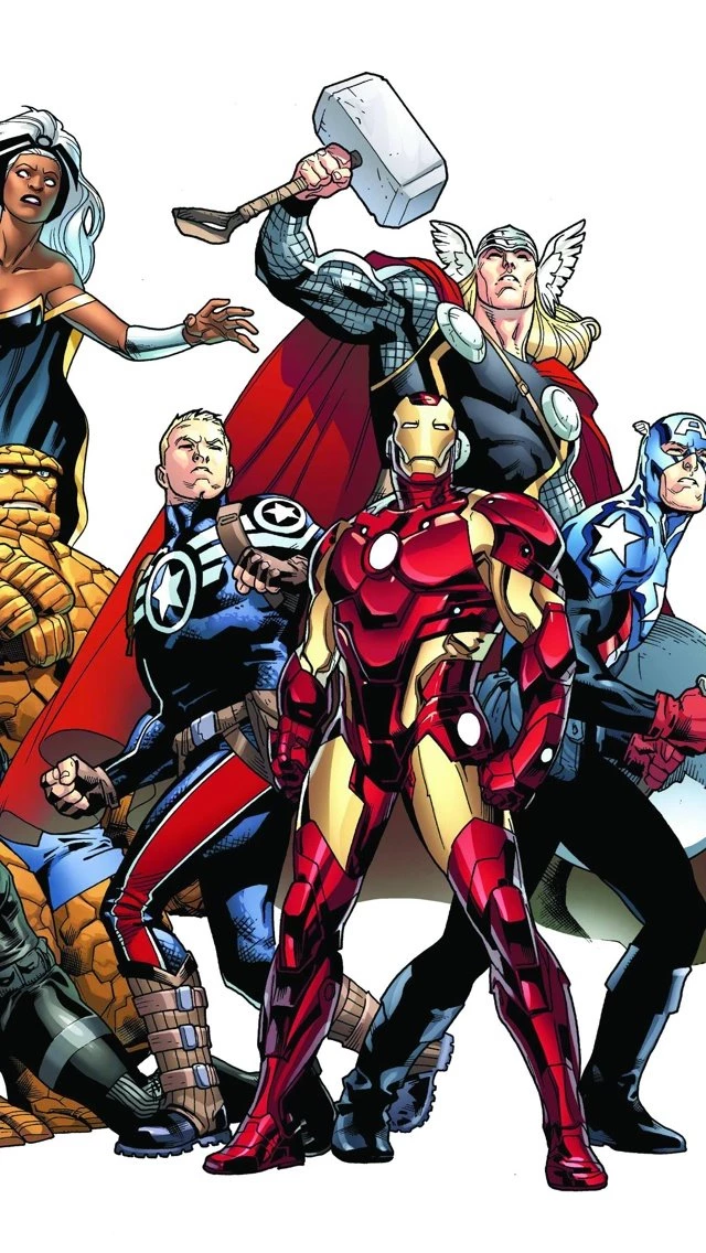 Marvel Heroes iPhone 5 Wallpapers (640x1136)