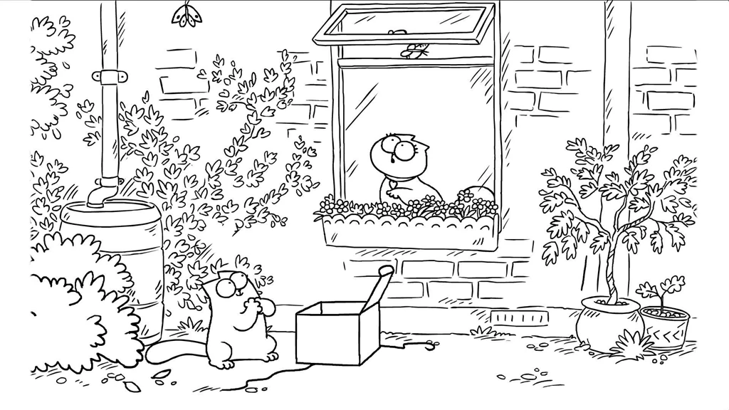 Simon's Cat Tries To Woo His Valentine With Butterflies   Viral ...