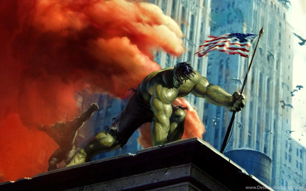 Incredible Hulk Cartoon Pictures Widescreen HD Wallpapers