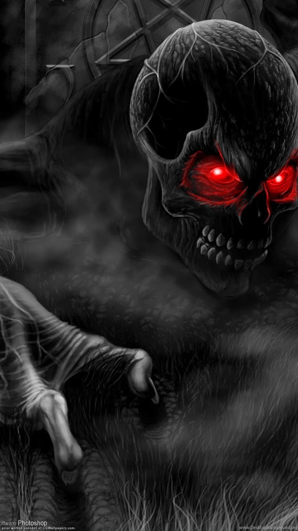 Red Eye Monster S4 Wallpapers