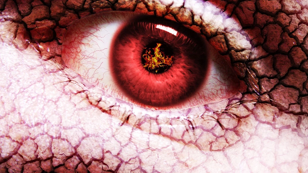Creepy Red Eye Widescreen Wallpapers