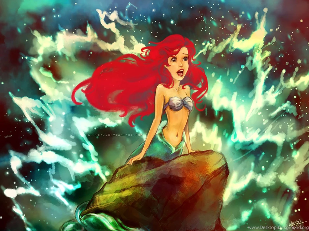 Little Mermaid Ariel Singing Wallpapers   Flat Connections Global ...