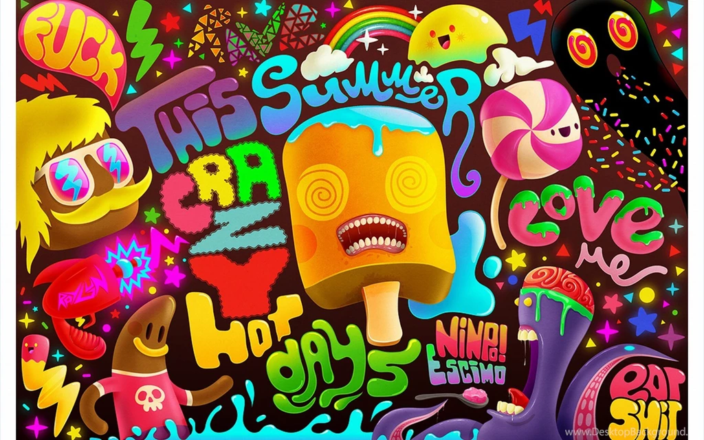 Download The Angry Ice Cream Color Wallpaper, Angry Ice Cream ...