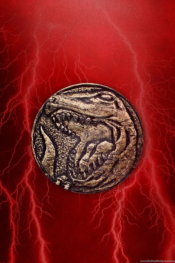 MMPR Red Ranger Tyranno Coin iPhone Wallpapers By RussJericho23 ...