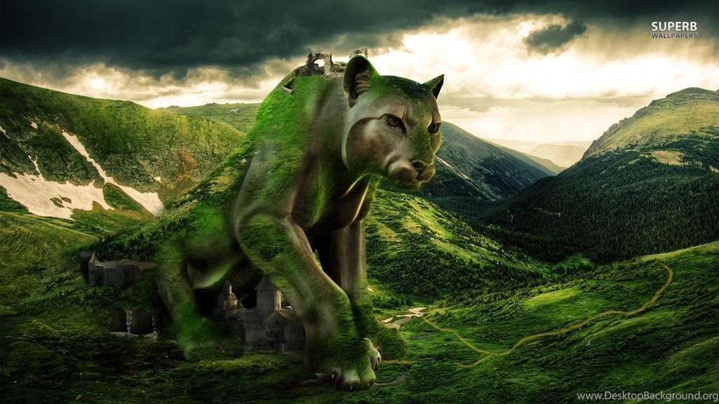 Cougar Statue Wallpapers   Fantasy Wallpapers