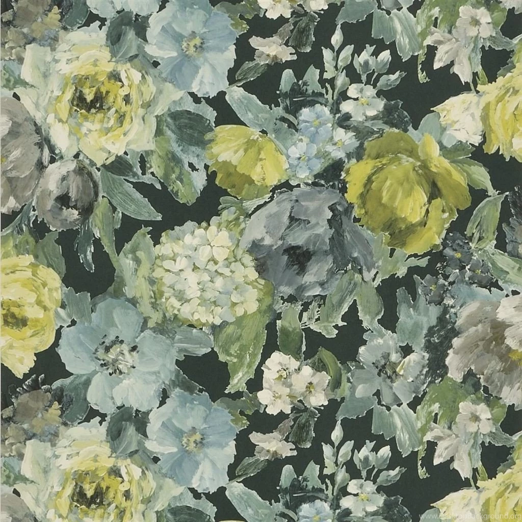 Designers Guild Roseto Wallpapers Slate
