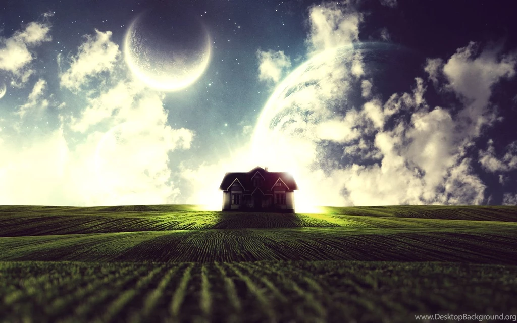 Lonely House In A Fantasy World Wallpapers 28100