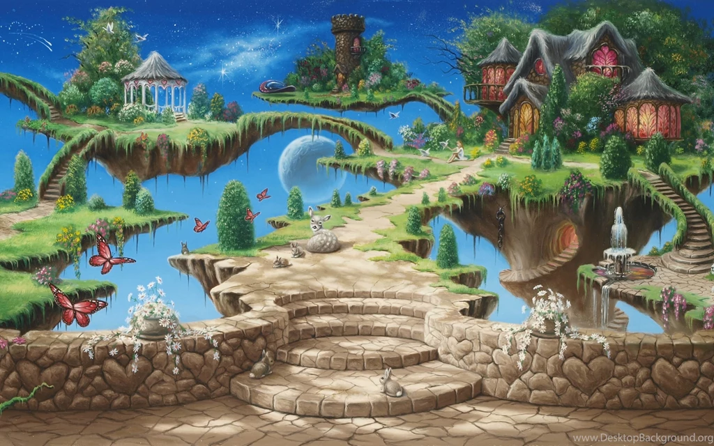 Dream Island Fantasy World Creative Wallpapers HD For Desktop