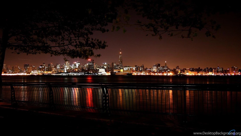 Download Wallpapers View Of Manhattan From Esplanade New Jersey ...