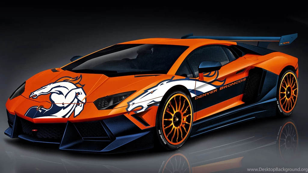 DeviantArt: More Like Broncos Lamborghini By DenverSportsWalls