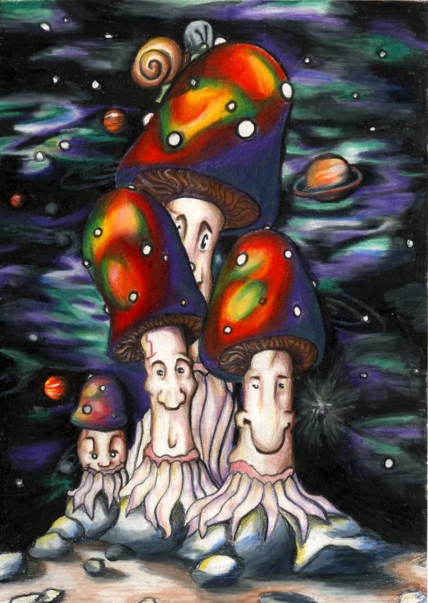 Space Shrooms By Reelphine On DeviantArt