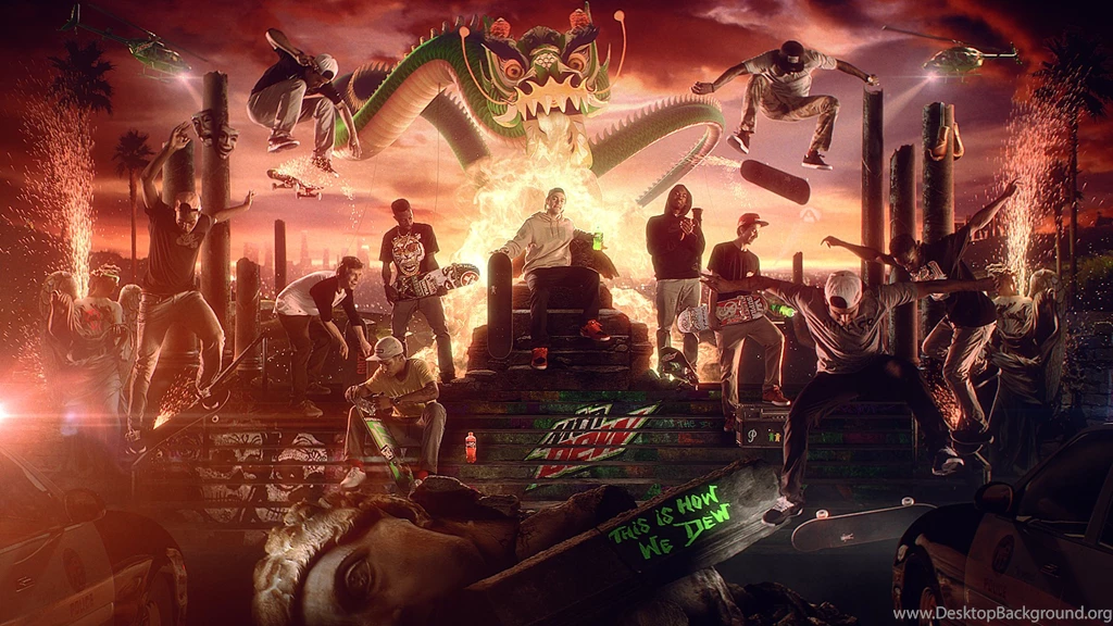 Paul Rodriguez Mountain Dew Living Portrait : Shockya.com