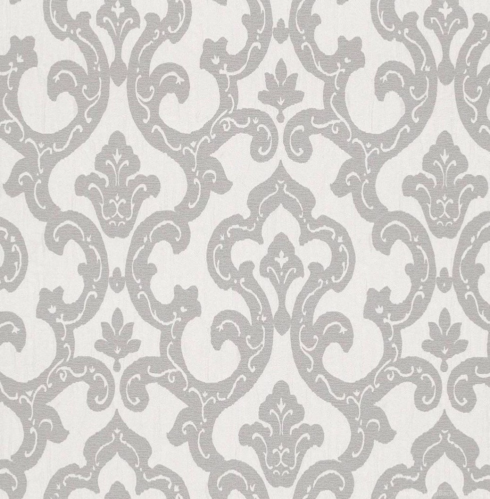 Rasch Textil Golden Memories Vinyl Wallpapers 324722 Baroque Grey ...