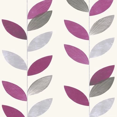 Designer Selection Cira Wallpapers Purple / Grey / White