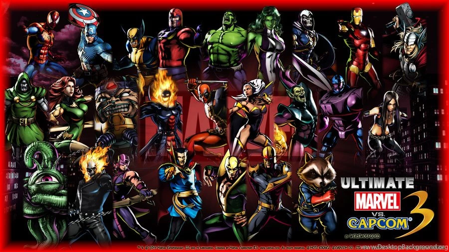 Ultimate MvC3 Roster By Kirby Kid On DeviantArt