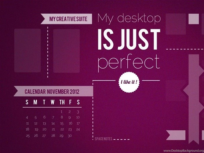 Perfect Desktop November 2012 Calendar Wallpapers Wallpapers View ...